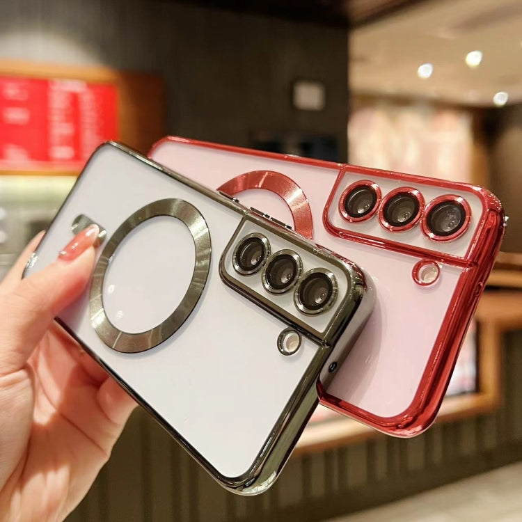 For Samsung Galaxy S22+ 5G MagSafe Electroplating TPU Phone Case(Purple) - Galaxy S22+ 5G Cases by PMC TechLife | Online Shopping South Africa | PMC TechLife | Buy Now Pay Later Mobicred