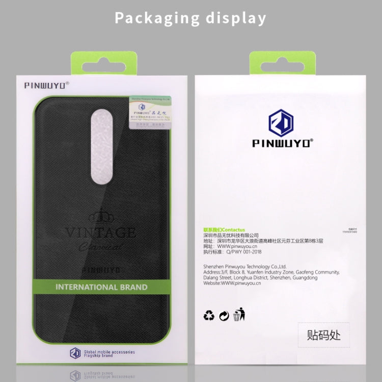 For Oneplus 8 PINWUYO Zun Series PC + TPU + Skin Waterproof And Anti-fall All-inclusive Protective Shell(Gray) - OnePlus Cases by PINWUYO | Online Shopping South Africa | PMC TechLife | Buy Now Pay Later Mobicred