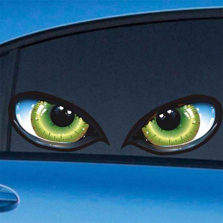 5 Pairs D 601 3D Stereo Reflective Cat Eyes Car Sticker Adhesive Creative Rearview Mirror Decal, Size: 12x7.5cm - Decorative Sticker by PMC TechLife | Online Shopping South Africa | PMC TechLife | Buy Now Pay Later Mobicred