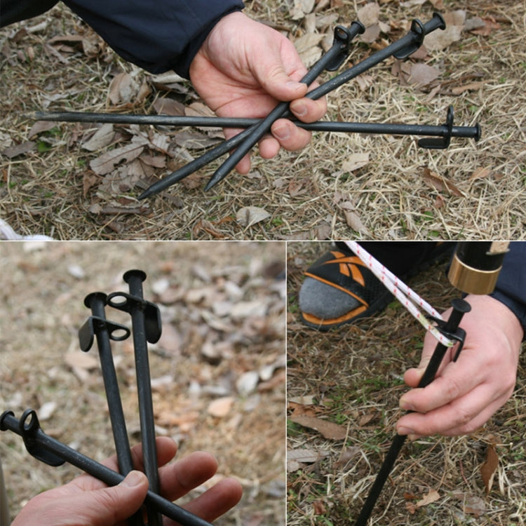 5 PCS Reinforced Long Outdoor Camping Tent Nail Steel Nails, Length:20cm - Tents & Accessories by PMC TechLife | Online Shopping South Africa | PMC TechLife