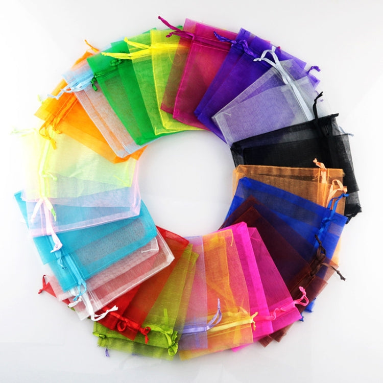 100 PCS Gift Bags Jewelry Organza Bag Wedding Birthday Party Drawable Pouches, Gift Bag Size:16X22cm(Light Pink) - free shipping - PMC TechLife - Order now!