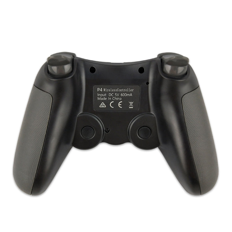 Rubberized Wireless Game Controller Bluetooth Handle for PS4 Host(White) - Gamepads by PMC TechLife | Online Shopping South Africa | PMC TechLife