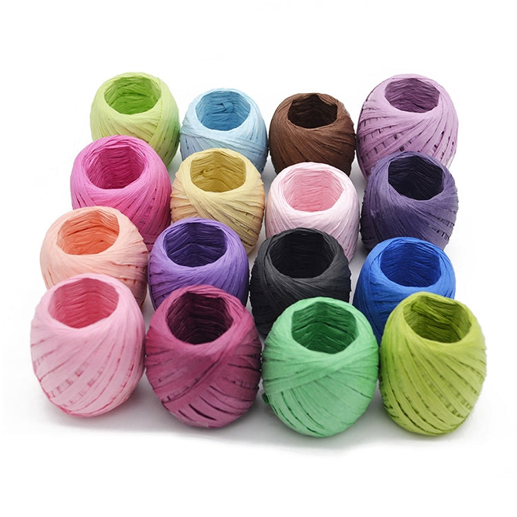 20M Paper Rope Raffia Ribbon Natural Lace Rope Gift Box Wrapping DIY Decoration(Llight Purple) - Ribbons by PMC TechLife | Online Shopping South Africa | PMC TechLife | Buy Now Pay Later Mobicred