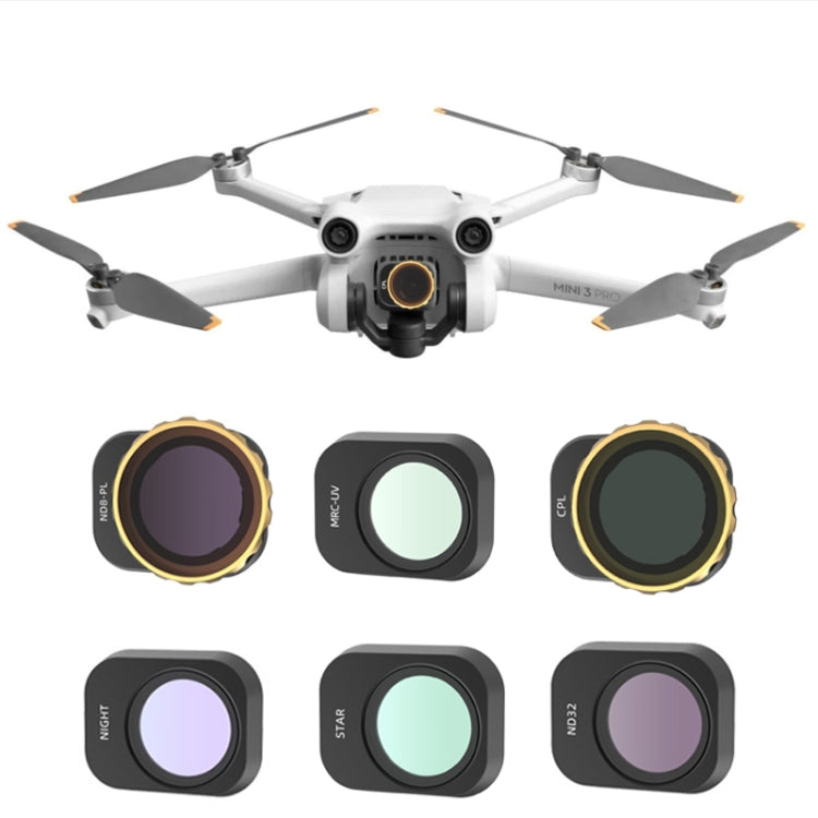 JSR For Mini 3 Pro Camera Filters, Style:4 In 1 ND8-PL+ND16-PL+ND32-PL+ND64-PL - free shipping - PMC TechLife - Order now!