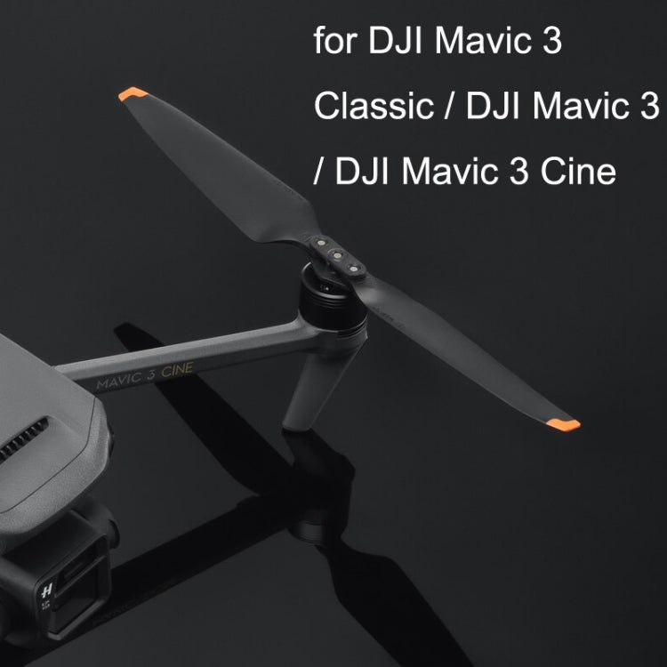 Original For DJI Mavic 3 Pro / 3 Classic / 3 / 3 Cine / 3 Pro Cine 1 Pair Noise Reduction Propeller(Black) - free shipping - PMC TechLife - Order now!