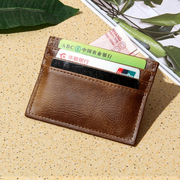 Men Card Holder Driver License Holster Multi Card Bank Card Holder(Dark Brown) - free shipping - PMC TechLife - Order now!