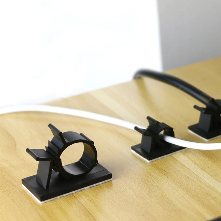 100 PCS Y-1720 Adjustable Self-Adhesive Wire Fixing Cable Organizer(White) - Cable Organizer by null | Online Shopping South Africa | PMC TechLife | Buy Now Pay Later Mobicred