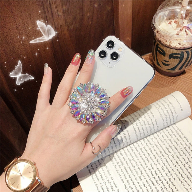 2 PCS Lazy Man Live Shooting Mobile Phone Rotating Ring Buckle Holder, Style:Colorful Full Diamond - Ring Holder by PMC TechLife | Online Shopping South Africa | PMC TechLife