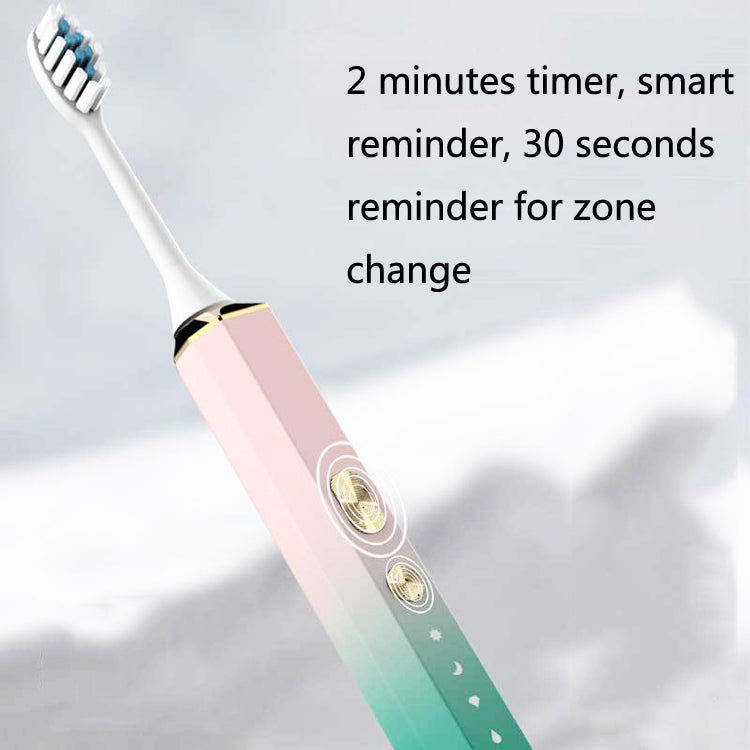 V6 Adult Magnetic Levitation Sonic Household Smart Electric Toothbrush Couple Soft Toothbrush, Style: Wireless Charge Model(Magic Blue) - Toothbrushes by PMC TechLife | Online Shopping South Africa | PMC TechLife