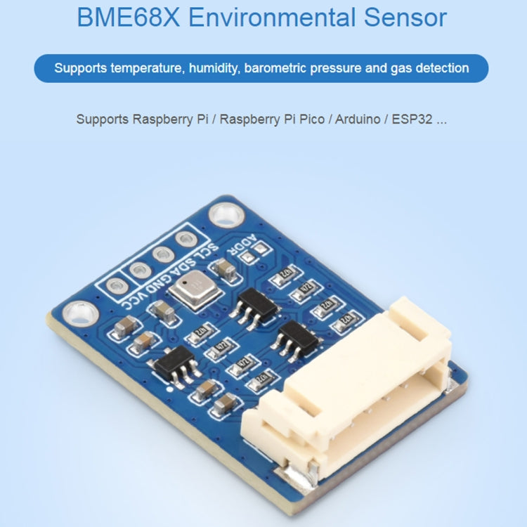 Waveshare BME680 Environmental Sensor Supports Temperature / Humidity / Barometric Pressure / Gas Detection - Sensor Module by Waveshare | Online Shopping South Africa | PMC TechLife | Buy Now Pay Later Mobicred