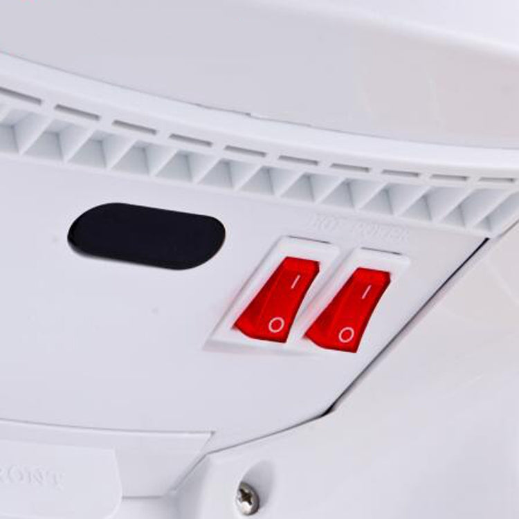 MODUN High Speed Fully Automatic Induction Intelligence Hand Dryer Hot and Cold Hand Dryer for Toilet, size:250*165*470MM(white) - free shipping - PMC TechLife - Order now!
