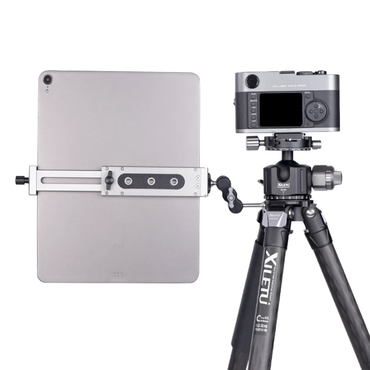 Xiletu Xj15 Live Broadcast Desktop Full Metal Tripod Mount Tablet Pc Phone Clamp With 1/4 Inch Screw Holes & Cold Shoe Base(Black) - free shipping - PMC TechLife - Order now!