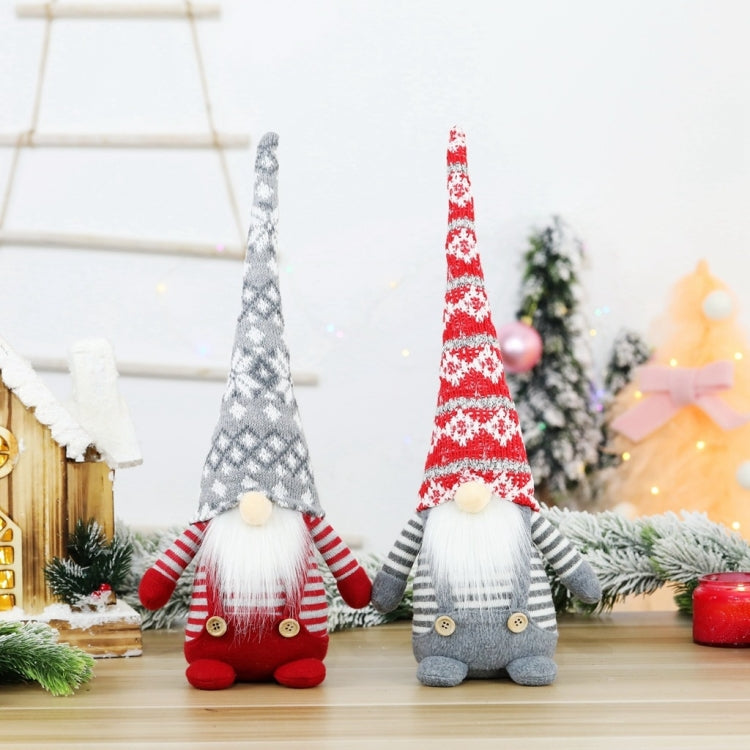 Christmas Decorations Faceless Elderly Dolls Forest Elderly Dolls Christmas Ornaments(Red Hat) - Dolls by PMC TechLife | Online Shopping South Africa | PMC TechLife