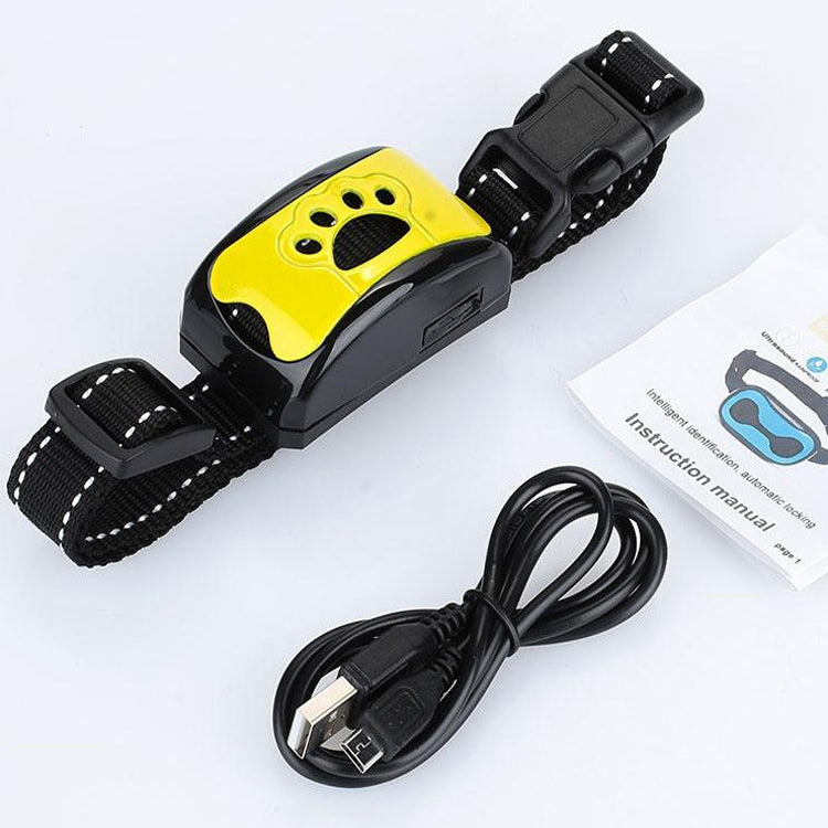 Rechargeable Waterproof Intelligent Identification Automatic Lock Bark Stop(Orange) - Training Aids by PMC TechLife | Online Shopping South Africa | PMC TechLife | Buy Now Pay Later Mobicred