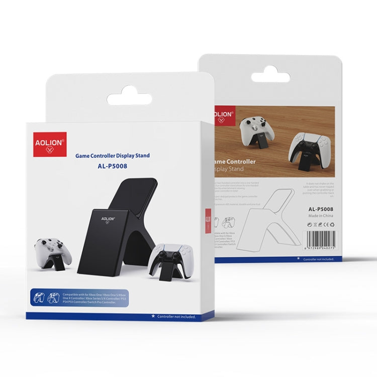 2 PCS AOLION Multi-Function Game Handle Bracket Storage Display Stand For PS5/Switch Pro/Xbox Series X(Black) - Holder by PMC TechLife | Online Shopping South Africa | PMC TechLife
