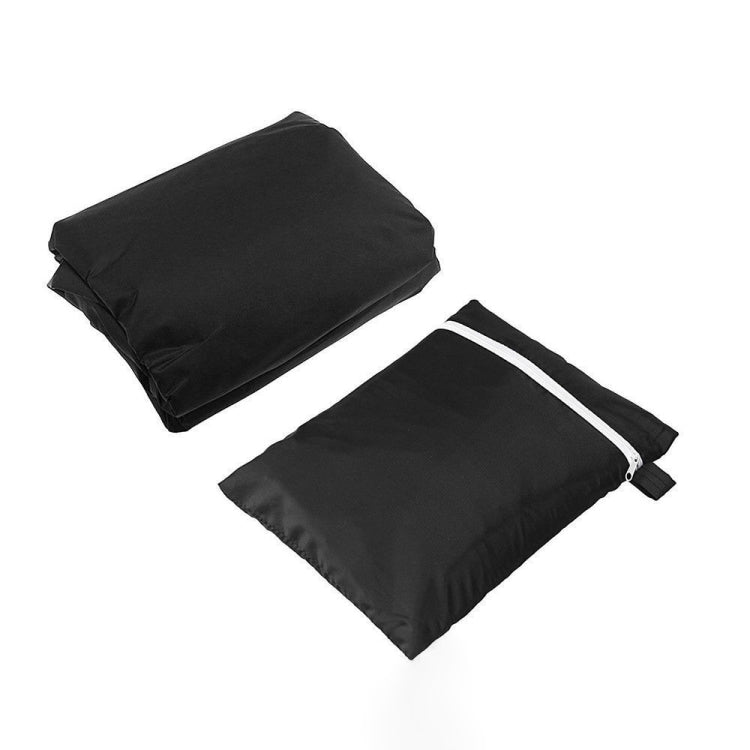 Outdoor Bench Dust Cover Furniture Cover, Size: 2 Seats 134x66x89cm(210D Outer Black Inner Silver) - Dust Covers by PMC TechLife | Online Shopping South Africa | PMC TechLife