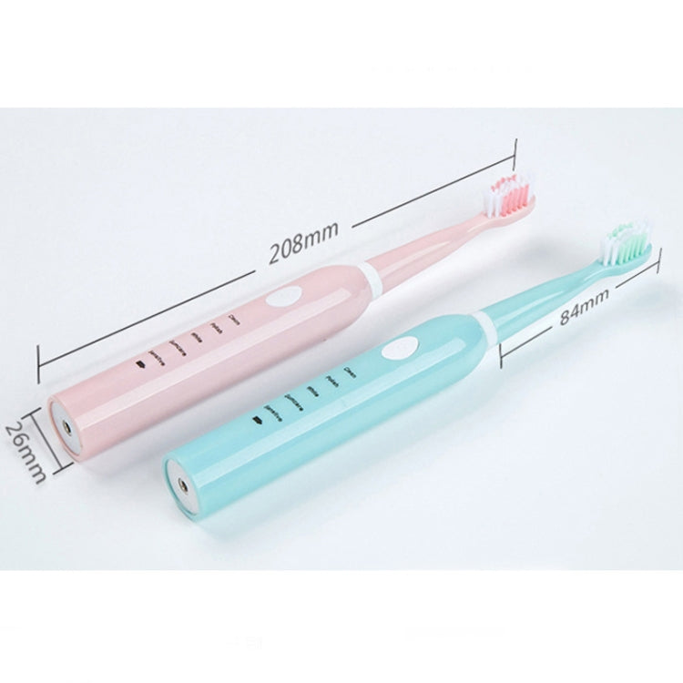 DELIPU Electric Toothbrush Rechargeable Sonic 5-Speed Adjustment Children Adult Household Waterproof Soft Hair Whitening Toothbrush USB Charging Stand (Blue) - Toothbrushes by PMC TechLife | Online Shopping South Africa | PMC TechLife