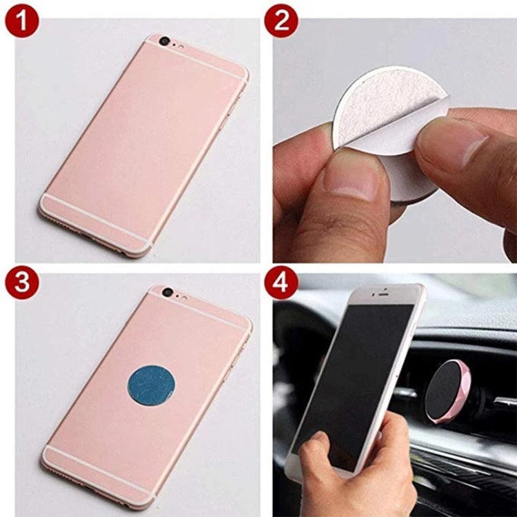 20 PCS Metal Plate Disk Iron Sheet For Magnetic Car Phone Stand Holder(25x0.3mm) - Hand-Sticking Bracket by PMC TechLife | Online Shopping South Africa | PMC TechLife