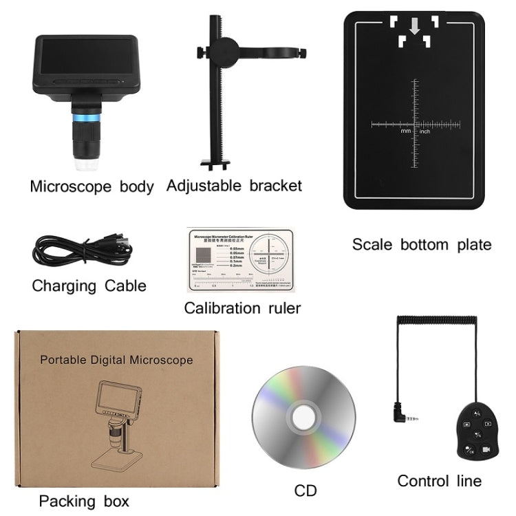 5 Inch Electron Microscope 1080P HD USB Repair Inspection Magnifying Glass - free shipping - PMC TechLife - Order now!