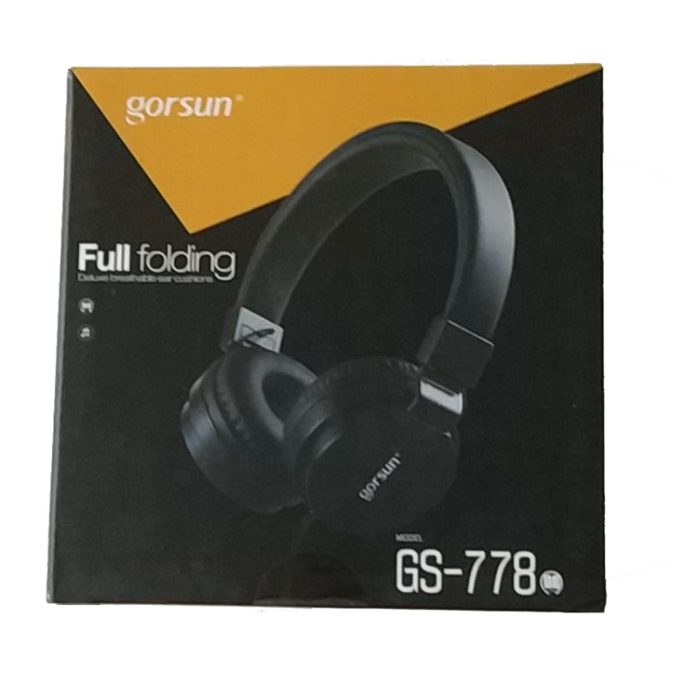 Gorsun GS-778 Mobile Phone Music Headset Wired Laptop Children Headphones(Black) - Headset & Headphone by PMC TechLife | Online Shopping South Africa | PMC TechLife