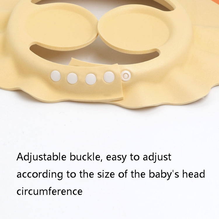 3 PCS JC510 Baby Shampoo Shower Cap Adjustable Cute Cartoon Children Bath Cap(Light Pink) - Baby Care by PMC TechLife | Online Shopping South Africa | PMC TechLife