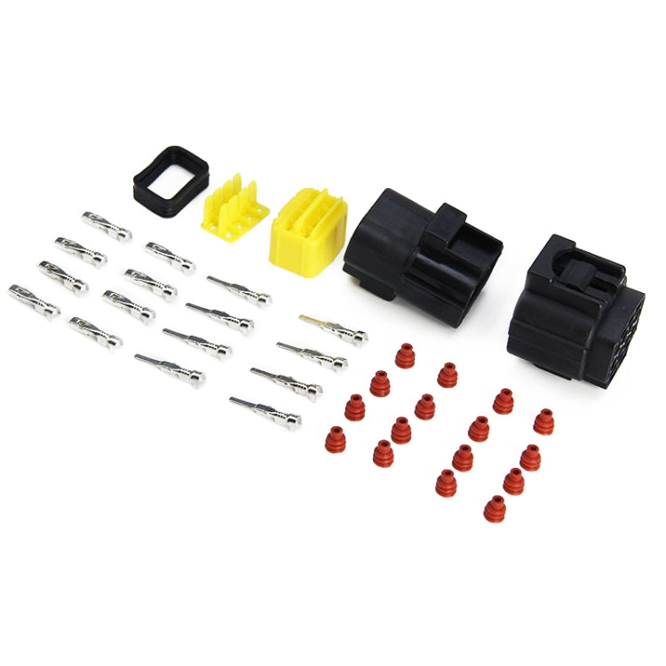 4 Sets DJ70816Y 8 Holes Automobile Waterproof Plug Connector Automobile Plug-In Oil Pump Wiring Harness Generator Plug Set - Cables & Connectors by PMC TechLife | Online Shopping South Africa | PMC TechLife