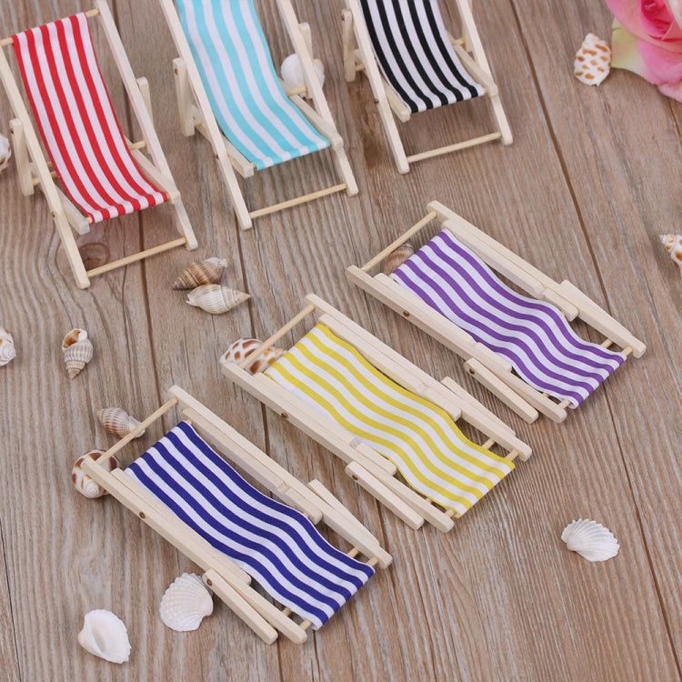 2 PCS 1:12 Beach Lounge Chair Simulation Model Outdoor Beach Scene Shooting Props Can Be Folded(Royal Blue) - free shipping - PMC TechLife - Order now!