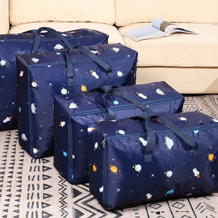 Oxford Cloth Quilt Moisture-Proof & Waterproof Storage Bag Zipper Portable Moving Luggage Bag, Specification: 60x50x25cm(Tibetan Rocket) - Storage Bags by PMC TechLife | Online Shopping South Africa | PMC TechLife