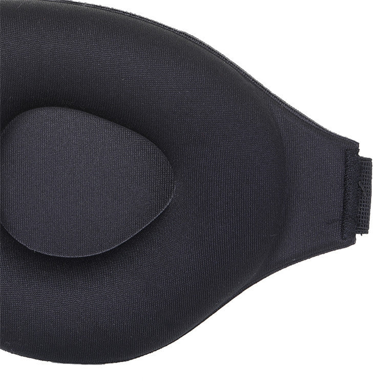 3D Sleeping Eye Mask Memory Foam Men And Women Shading Eye Mask Concave Eye Mask(No Nose Wings Black) - free shipping - PMC TechLife - Order now!
