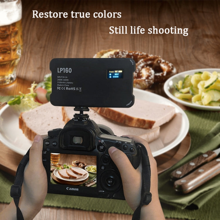 LP160 180 LEDs Square Pocket Fill Light Dual Color Temperature Portable Mobile Phone SLR Computer Photography Fill Light - free shipping - PMC TechLife - Order now!