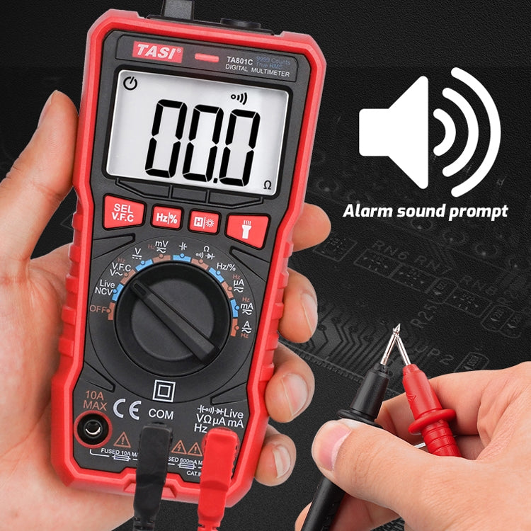 TASI Automatic Digital Multimeter(TA801C) - Digital Multimeter by TASI | Online Shopping South Africa | PMC TechLife | Buy Now Pay Later Mobicred