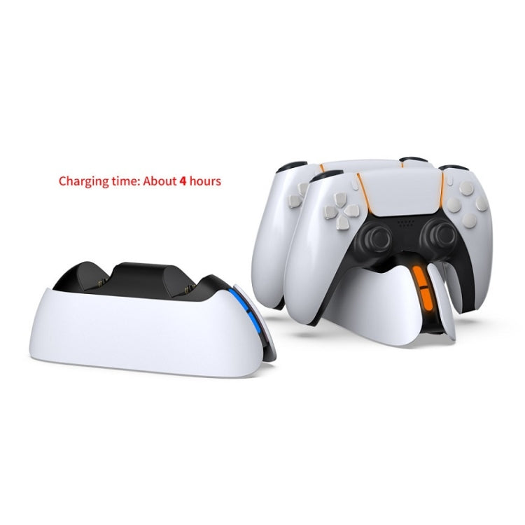 DOBE TP5-05103 Contact-Type Gamepad Charging Base With Indicator Light For PS5(White) - free shipping - PMC TechLife - Order now!