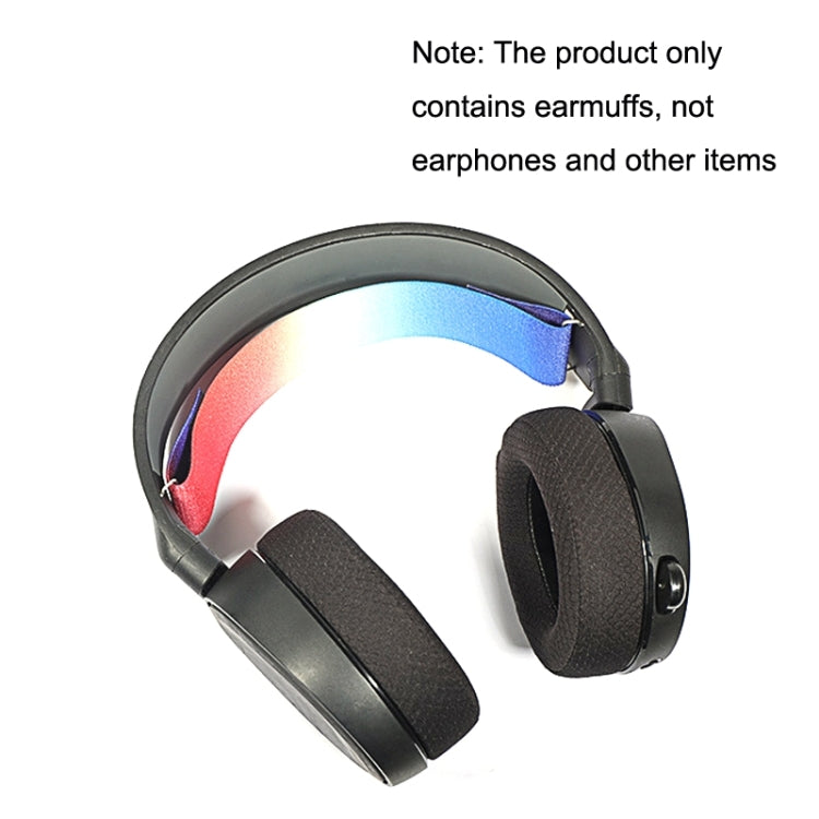 1 Pair Sponge Headset Pad for Steelseries Arctis Pro / Arctis 3 / 5 / 7(Green Leather) - Earmuff & Pad by PMC TechLife | Online Shopping South Africa | PMC TechLife