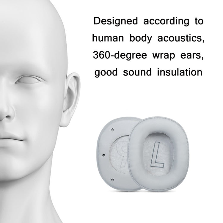 1 Pair Sponge Headset Cover For Edifier Hecate G2(Gray-Protein Skin) - Earmuff & Pad by PMC TechLife | Online Shopping South Africa | PMC TechLife