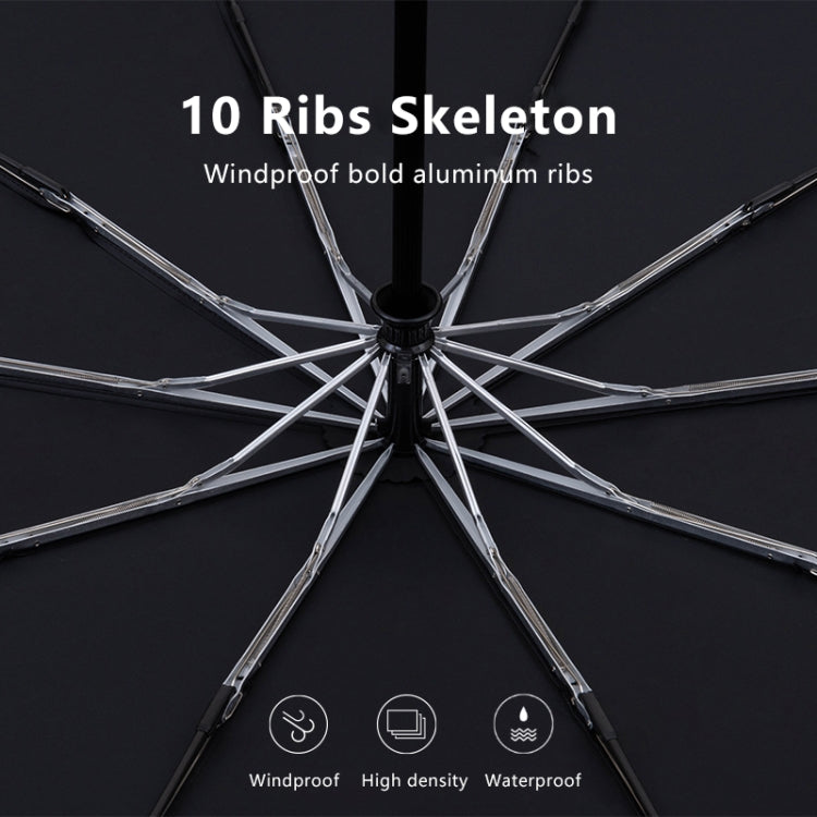 PARACHASE Large Ruggedized Shrink Retro Wind-Resistant Folding Umbrella(Blue) - free shipping - PMC TechLife - Order now!