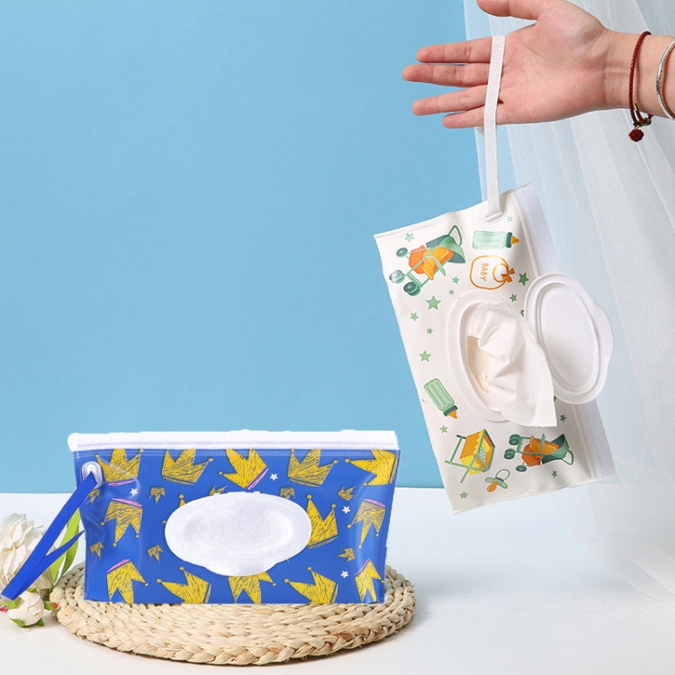 Baby EVA Wet Wipes Bag Portable Flip Removable Sanitary Wet Wipes Bag(Big Round Ball) - Storage Bags by PMC TechLife | Online Shopping South Africa | PMC TechLife