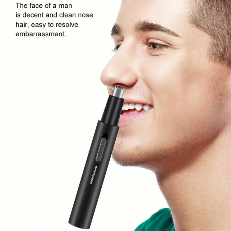 SPORTSMAN Metal Aluminum Tube Body Rechargeable Nose Hair Device, Style: Eyebrow 2 In 1(Sea Blue) - free shipping - PMC TechLife - Order now!