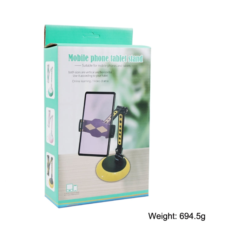 CJ-010 Rotating Desktop Tablet Bracket Foldable Online Learning Support Bracket(Pink White) - Desktop Holder by PMC TechLife | Online Shopping South Africa | PMC TechLife