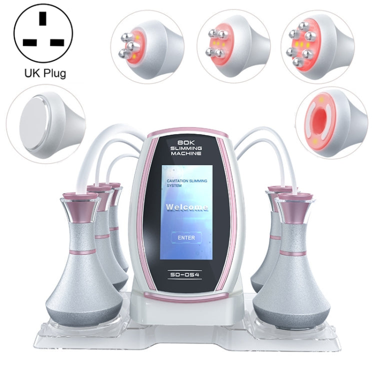 5 In 1 80K Ultrasonic Cavitation Vacuum Radio Frequency Lipo Slimming  Machine UK Plug(Pink Edge), ZA