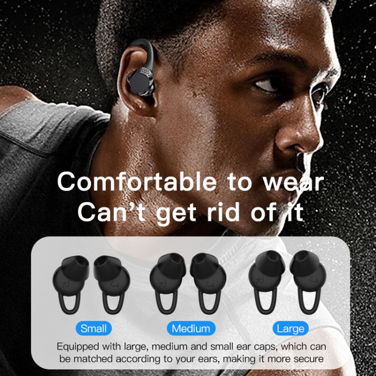 AX9 Noise Reduction Digital Display With Charging Bin Bluetooth Headset(Black) - Bluetooth Earphone by PMC TechLife | Online Shopping South Africa | PMC TechLife
