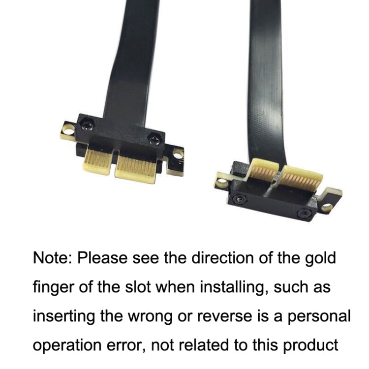 PCI-E 3.0 1X 90 Degrees Graphics Card / Wireless Network Card Extension Cable, Cable Length: 50cm - PCIE Cable by PMC TechLife | Online Shopping South Africa | PMC TechLife | Buy Now Pay Later Mobicred