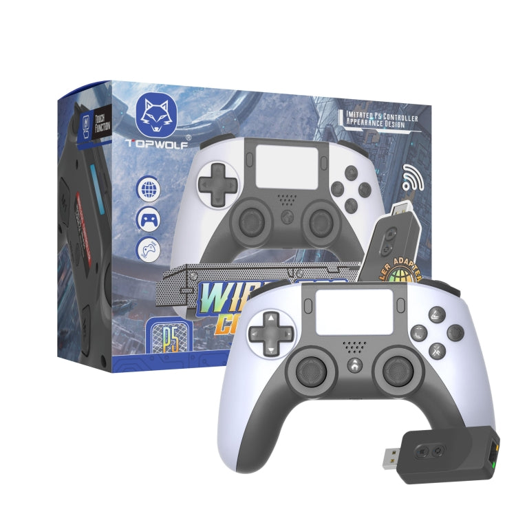 For PS5/ PS4/PC Wireless WIFI Controller Bluetooth DualSense Gamepad Joysticks(Purple Red) - Gamepads by PMC TechLife | Online Shopping South Africa | PMC TechLife