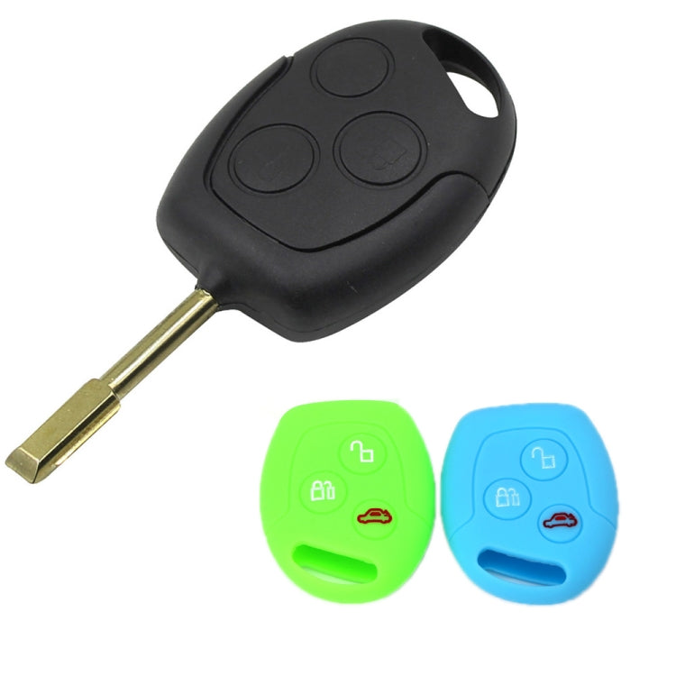 For Ford Transit/Focus 2pcs 3-Button Silicone Key Protector(Pink) - free shipping - PMC TechLife - Order now!