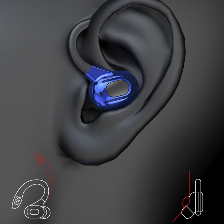 F8 Hanging Ear Stereo Wireless Bluetooth Earphones With Charging Bin(Black Double Ear) - Bluetooth Earphone by PMC TechLife | Online Shopping South Africa | PMC TechLife