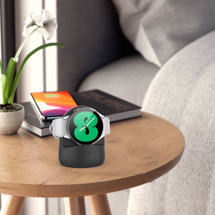 AhaStyle PT181 Watch Silicone Charging Stand For Galaxy Watch 3 / 4 / Active / Active 2(Grey) - free shipping - PMC TechLife - Order now!