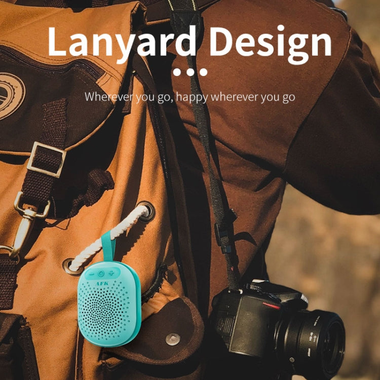 AFK BT-513 TWS Mini Portable RGB Light Bluetooth Speaker 3D Sound Effect Waterproof Bluetooth Audio(Green) - Mini Speaker by AFK | Online Shopping South Africa | PMC TechLife