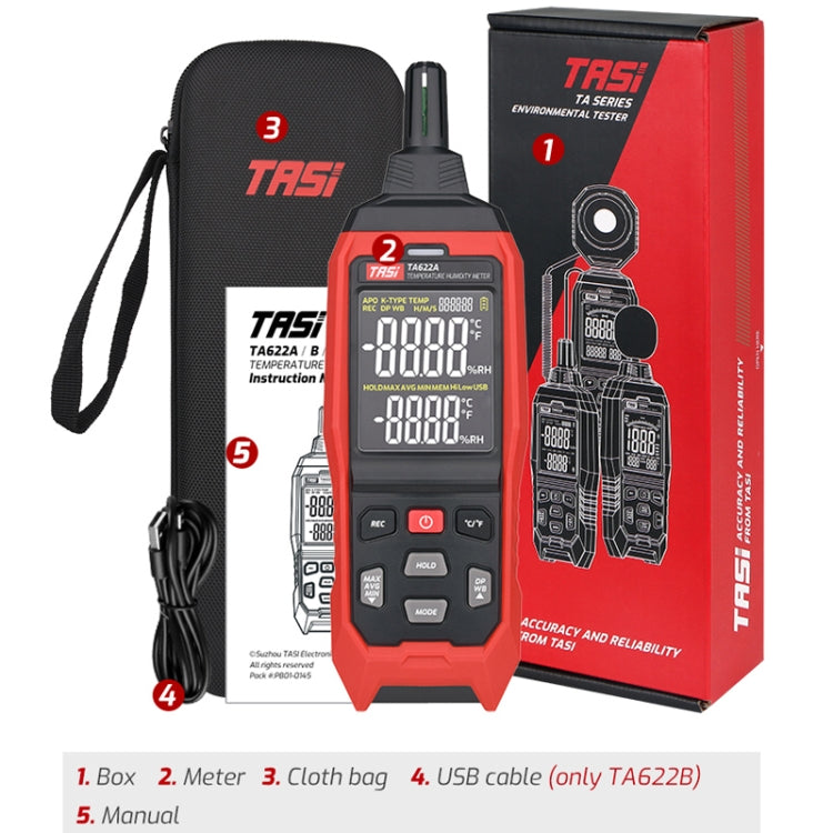 TASI TA622B USB Computer Connection Temperature Humidity Meter Digital Dew Point Thermometer - free shipping - PMC TechLife - Order now!
