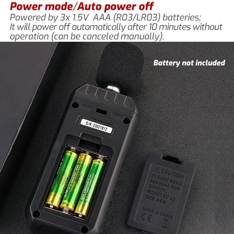 TASI TA651A Household Noise Tester Decibel Device - Light & Sound Meter by TASI | Online Shopping South Africa | PMC TechLife | Buy Now Pay Later Mobicred