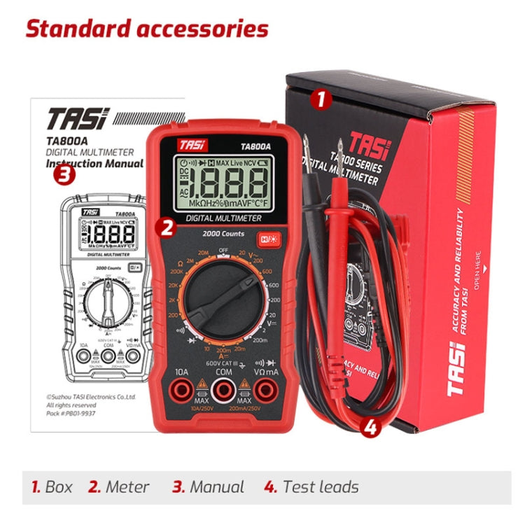 TASI TA800A Universal Meter Digital High Precision Full-Automatic Meter - free shipping - PMC TechLife - Order now!