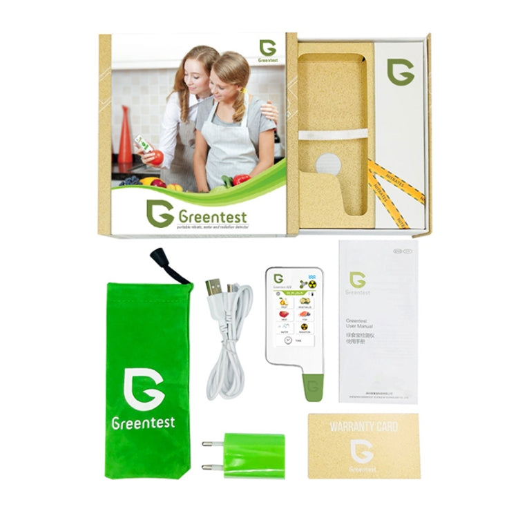 Greentest ECO6 Vegetable, Fruit, Meat Food Nitrate Water Quality Nuclear Radiation Environmental Detector, EU Plug(Black) - free shipping - PMC TechLife - Order now!